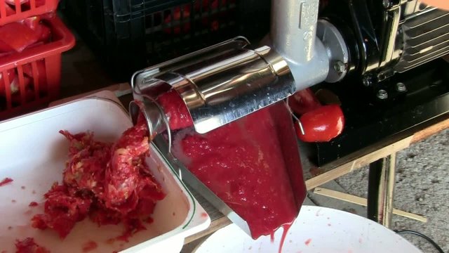 Macchina passapomodori elettrica