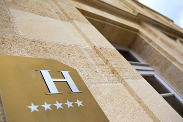 Hôtel, hôtellerie, luxe, prestige, 5 étoiles, façade, tourisme