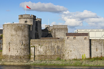 King John Castle in Limerick, Ireland