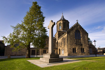 Falkirk old parish church in Falkirk, central Scotland.