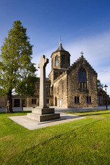 Fototapeta premium Falkirk old parish church in Falkirk, central Scotland.