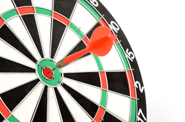 Dart and target