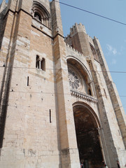 Fototapeta na wymiar Se Cathedral in Lisbon, Portugal