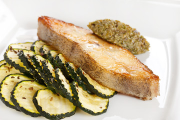 fish with vegetables