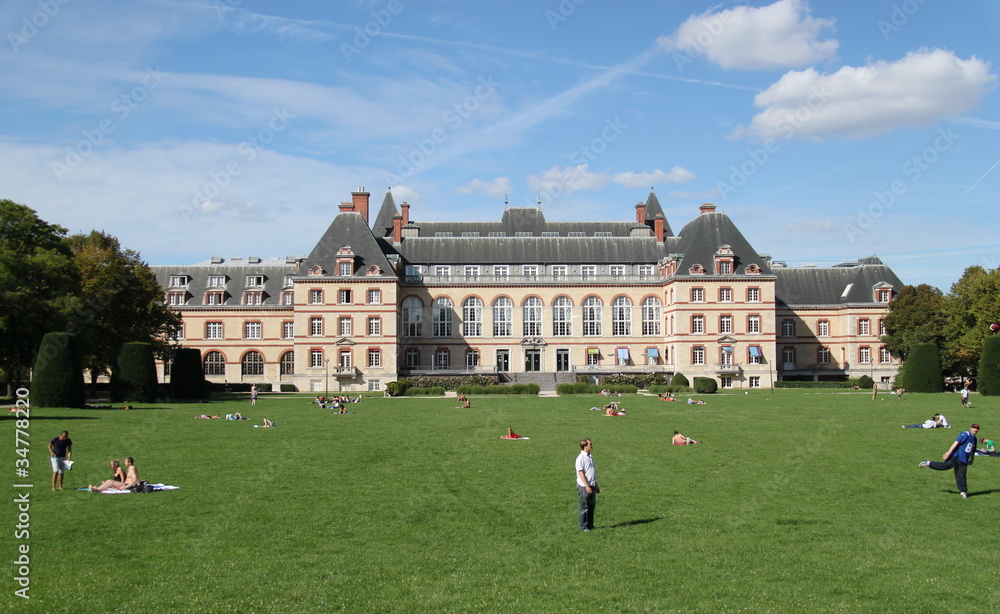 Canvas Prints Jardin de la Cité Universitaire à Paris	