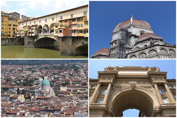 Carte postale de Florence, Italie