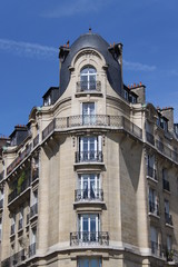 Immeuble du quartier d'Auteuil à Paris