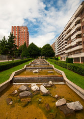Park in the city, Spain