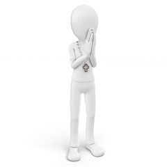 3d man religious person