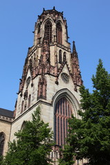 Obraz premium Köln, St. Agnes Kirche, Neugotik