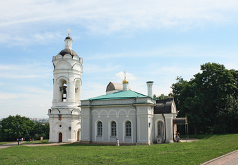 Fototapeta na wymiar Old Russian orthodox church in Kolomenskoye - Moscow Russia