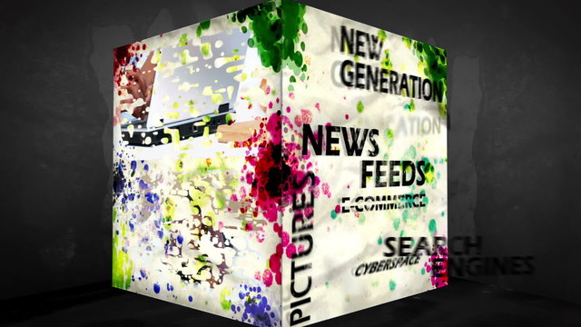 3D Animation of Social Networking Concepts