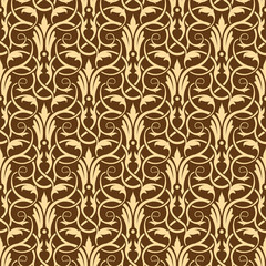 Brown seamless wallpaper pattern