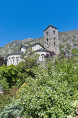 Fototapeta na wymiar Boks w Andorra-La Vella