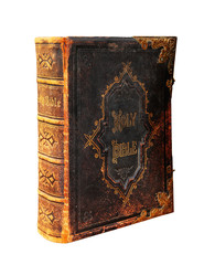 Fototapeta premium Isolated Image of an old Holy Bible