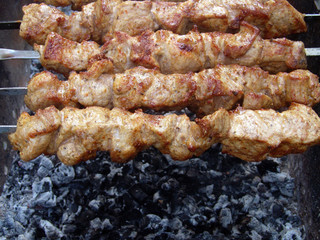 Shish kebab preparation6