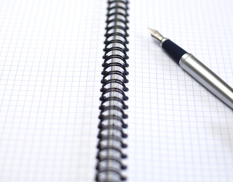 bloc de cours note stylo plume