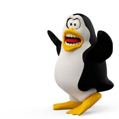 scary penguin