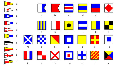 Flags of sailing