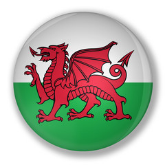 Badge with flag of wales