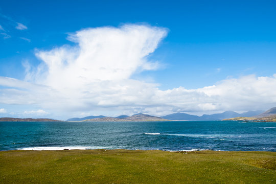 Landscape, Mountains Of North Harris, Sound Of Taransay, Western