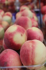 Peaches at the market