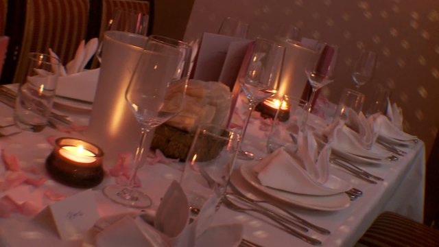 Tisch Dekoration, Restaurant