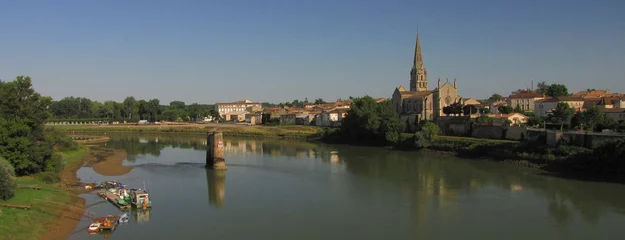 Stadt Langon  Guyenne  Lot- und Garonne-Täler