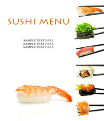 Sushi menu - 34796284