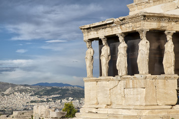 Obraz premium Caryatids at Erechtheum