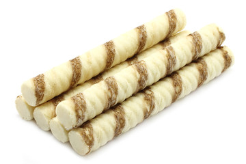 Puff cookies close-up