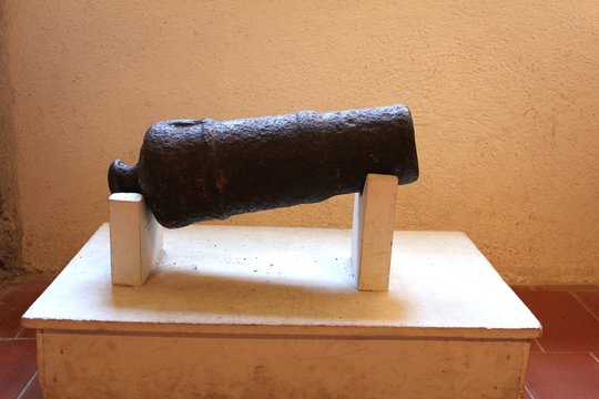 Alte, kleine, Kanone