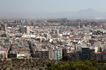 Cityscape of Alicante,