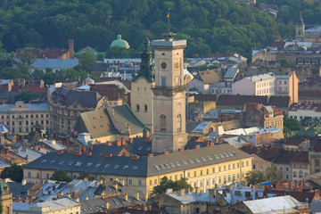 Town Hall of Lviv (Lwow) in Ukraine