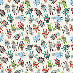 seamless Knight pattern.