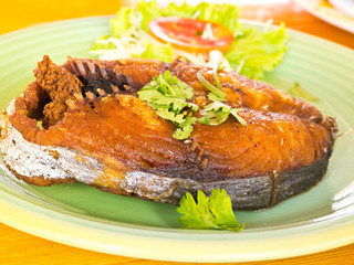 Fried fish, Thai menu