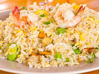 Fried rice with shrimp