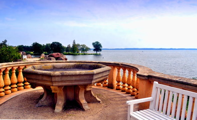 Blick vom Schloß auf den Schweriner See