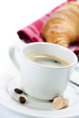 coffee and croissants