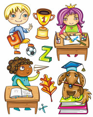 Funny schoolchildren 1