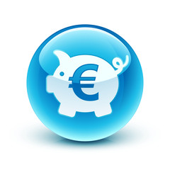 icône tirelire / piggy bank icon