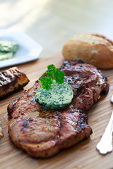 Gegrilltes Schweinesteak