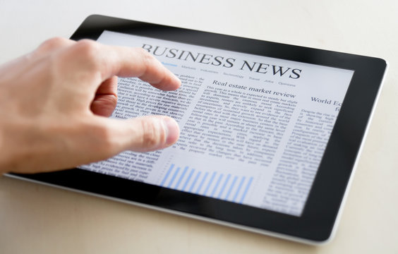 Business News On Tablet PC