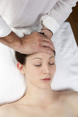 Fototapeta na wymiar kojący masaż regenerujący