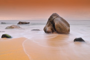 Serenidad en la costa.