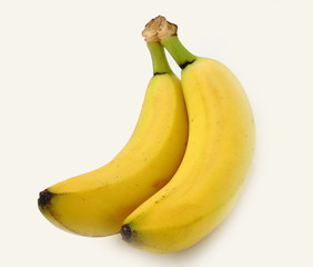 Isolated fruits - bananas