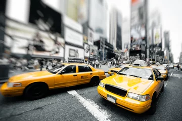 Fotobehang New York taxi New Yorkse taxi