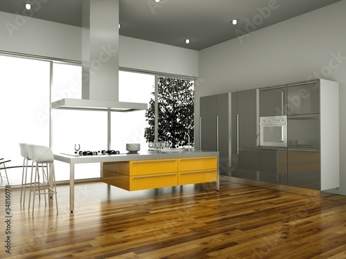 Wohndesign gelbe küche" stockfotos und lizenzfreie bilder auf ...