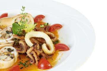 Stuffed squid