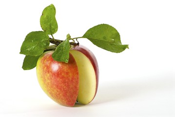 pomme coupée
